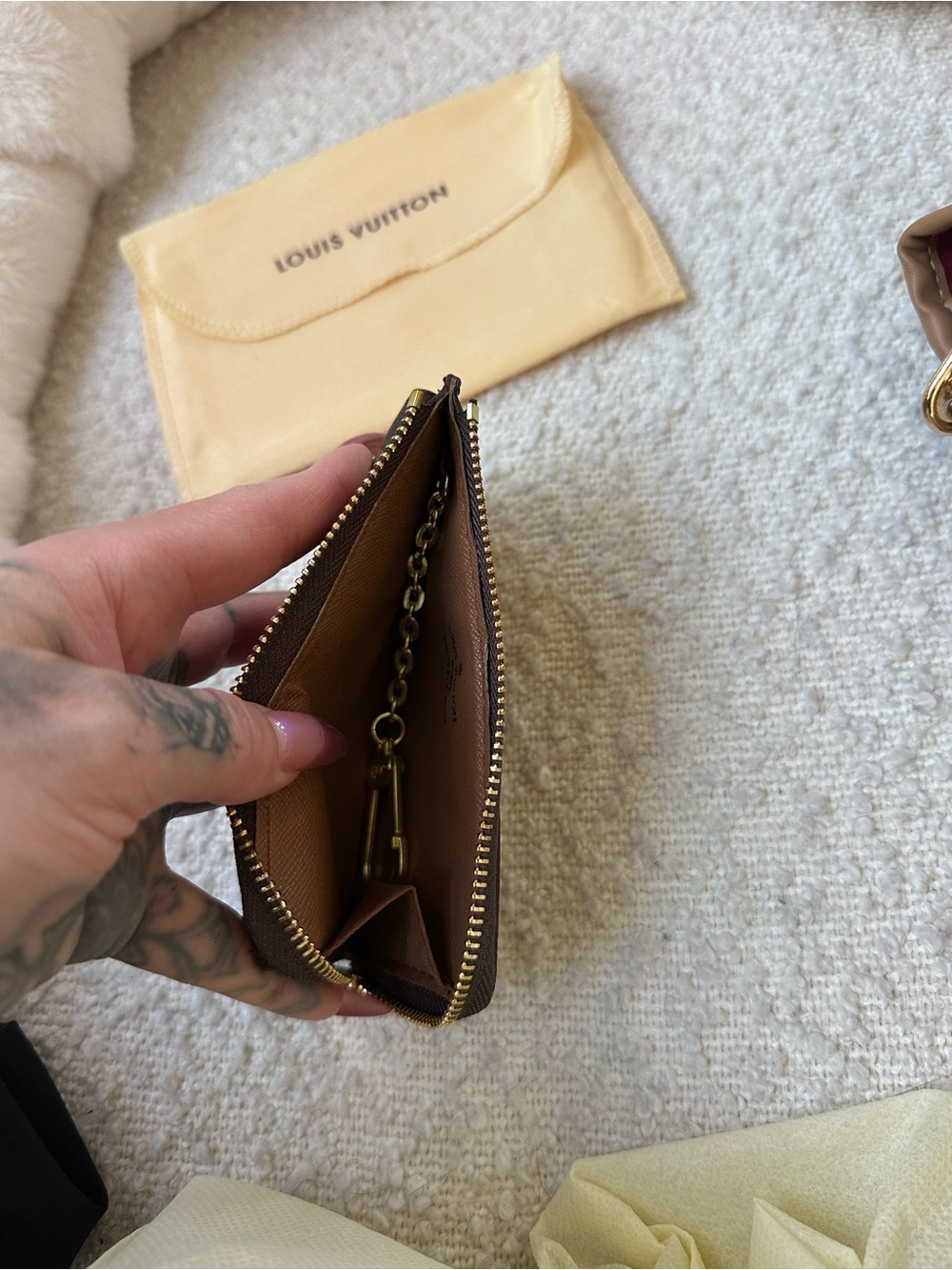 Louis Vuitton Monogram Small Envelope Wallet in Brown - Picture 4 of 4